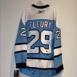 NHL Pittsburgh Penguins Autographed Fleury #29